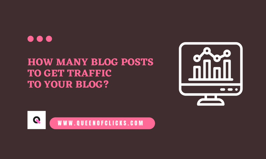 how many blog posts to get traffic