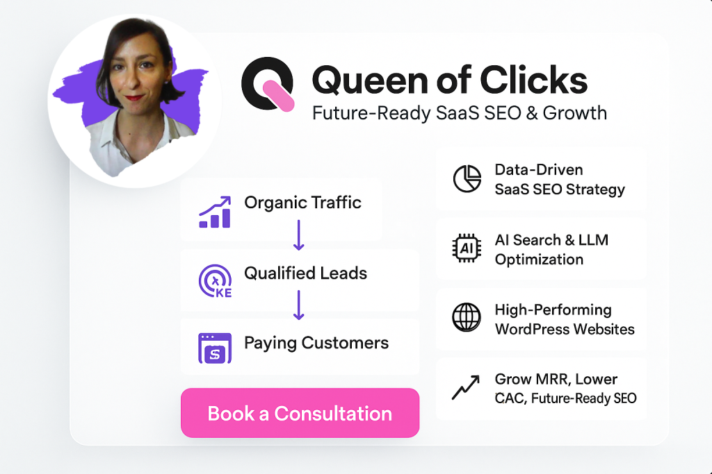 improve your saas seo with queen of clicks