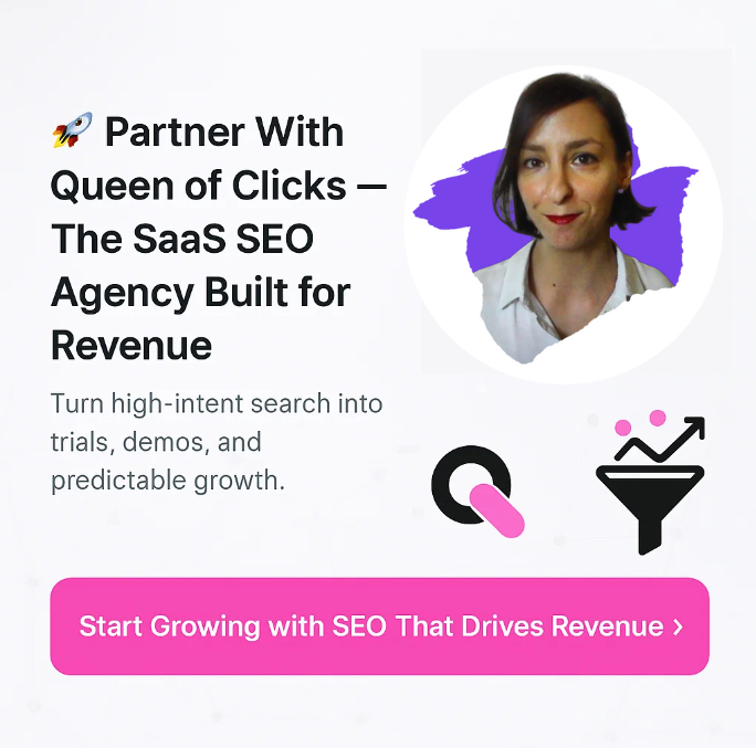 partner with queen of clicks the saas seo agency built for revenue