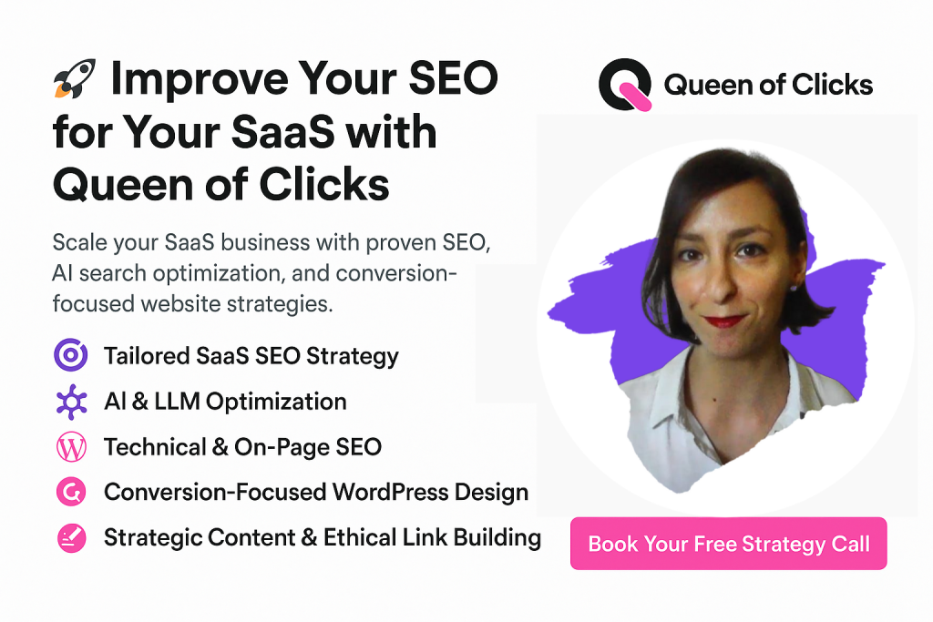 improve your seo for your saas with queen of clicks