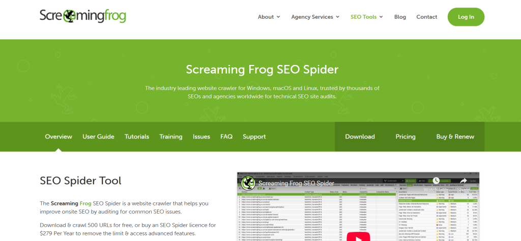 screaming from seo spider desktop based seo saas software and powerful website crawler