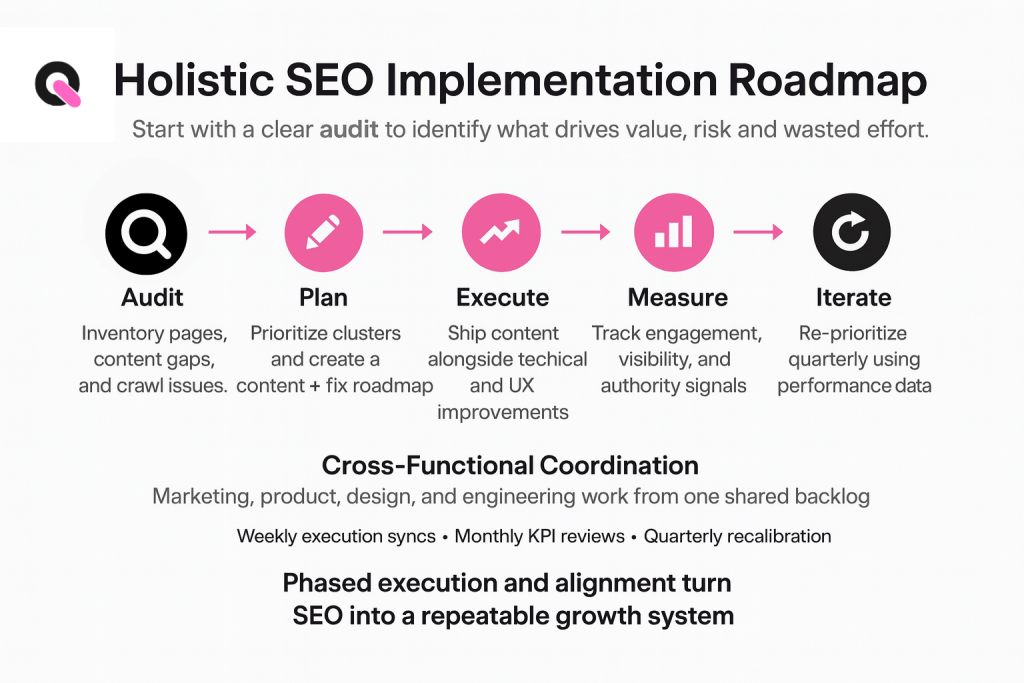 what is the holistic seo implementation roadmap