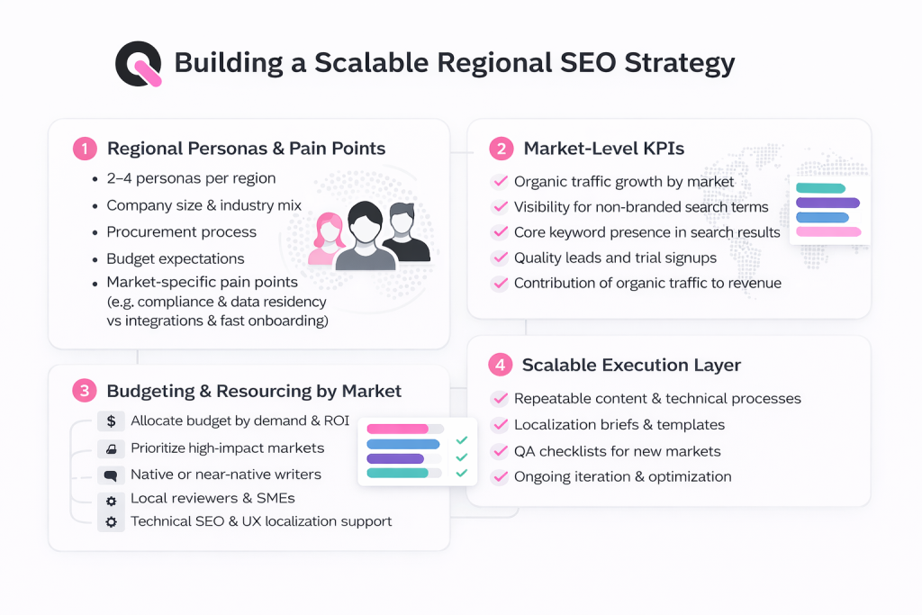 how to build a scalable regional seo strategy for saas