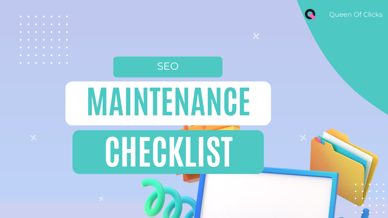 seo maintenance checklist