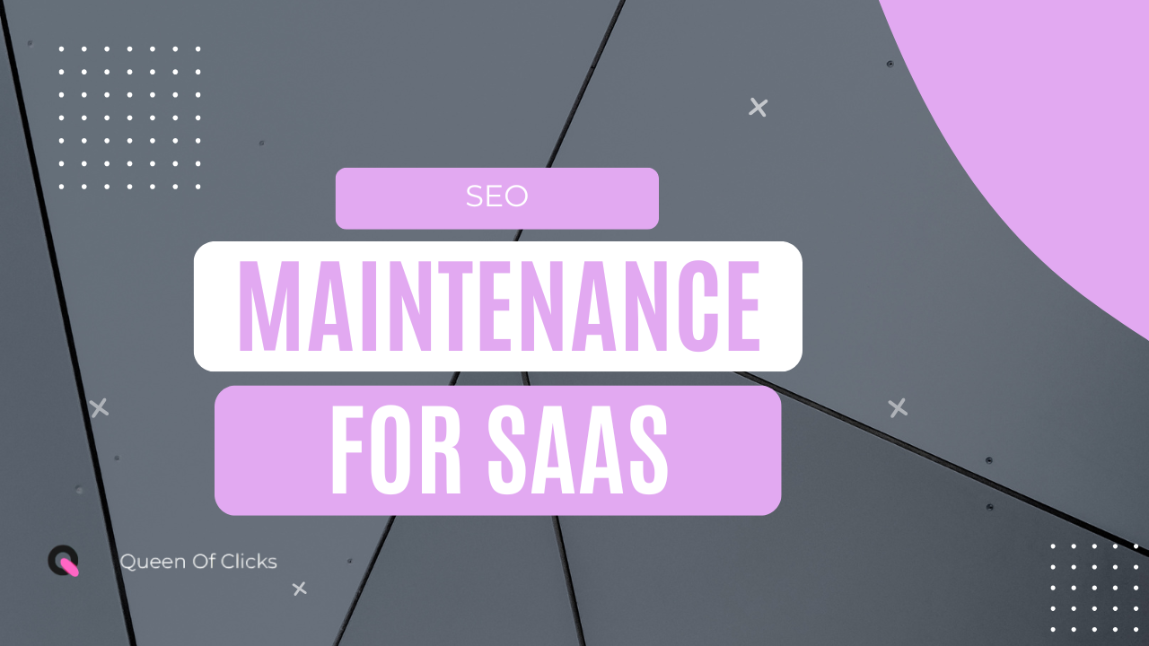 seo maintenance