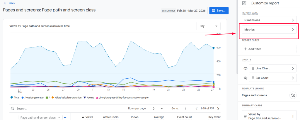 how to see bounce rate in ga4 step 2