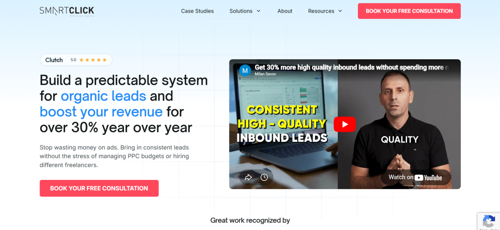 smartclick home page