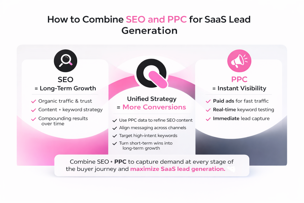 How to Combine SEO and PPC for SaaS Lead Generation