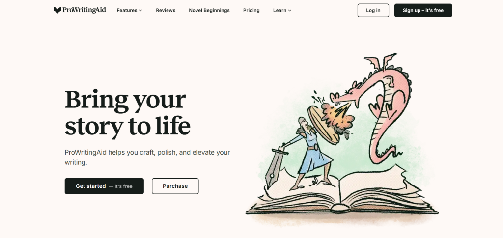 prowritingaid home page