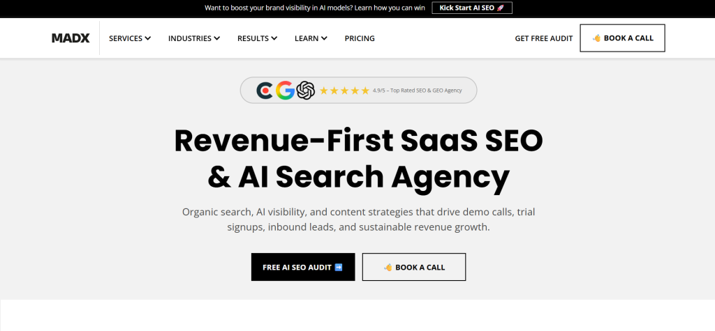 madx digital home page