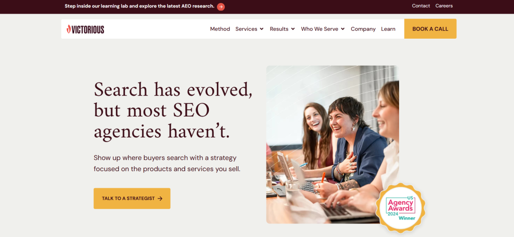 victorious seo home page