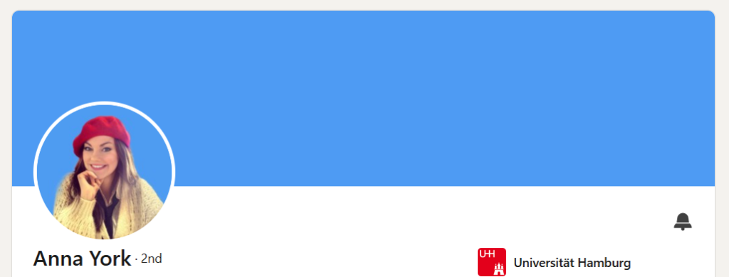 anna york linkedin profile page