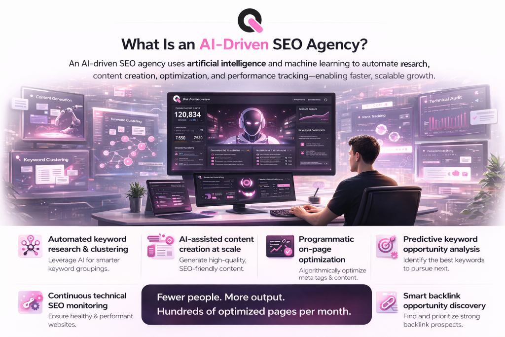 what is an ai driven saas seo agency