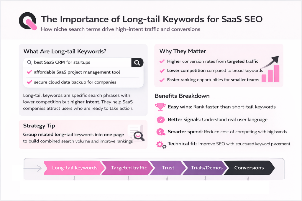 the importance of long-tail keywords for saas seo