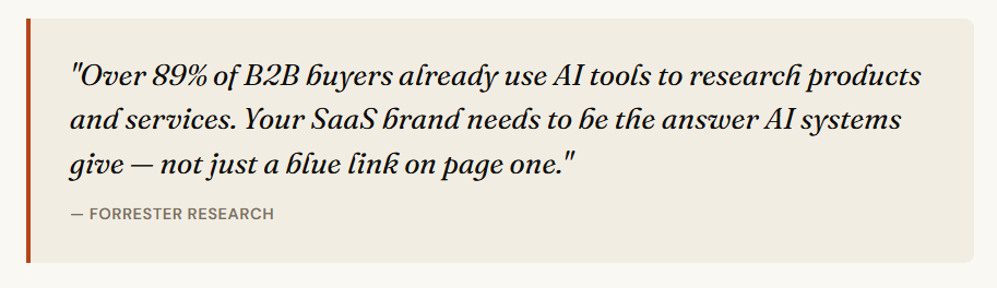 statistics about saas buyers using ai tools to research products
