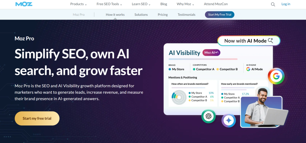 moz pro site strength measuring tools