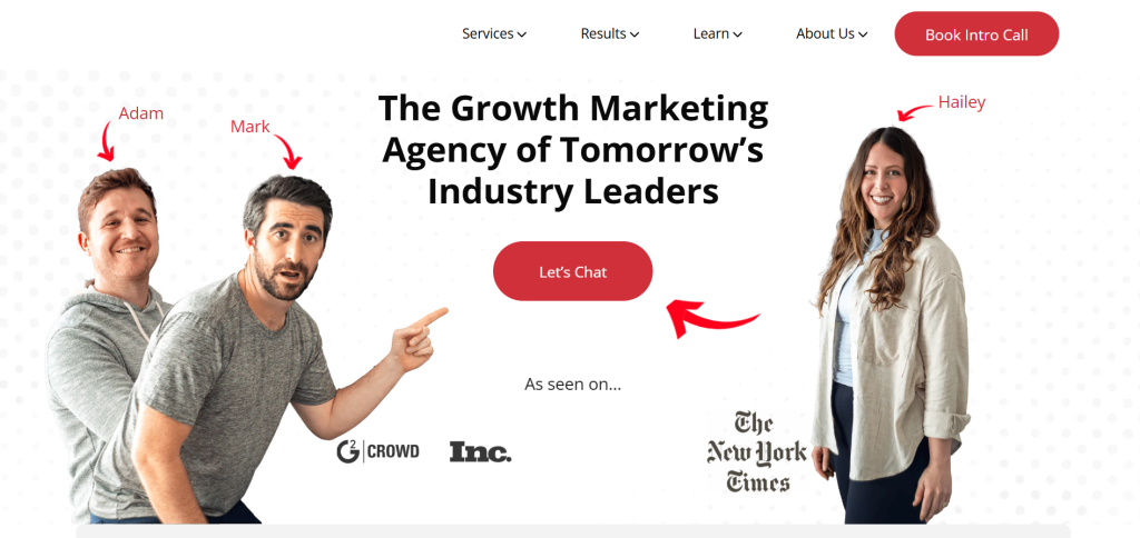 growth marketing pro home page